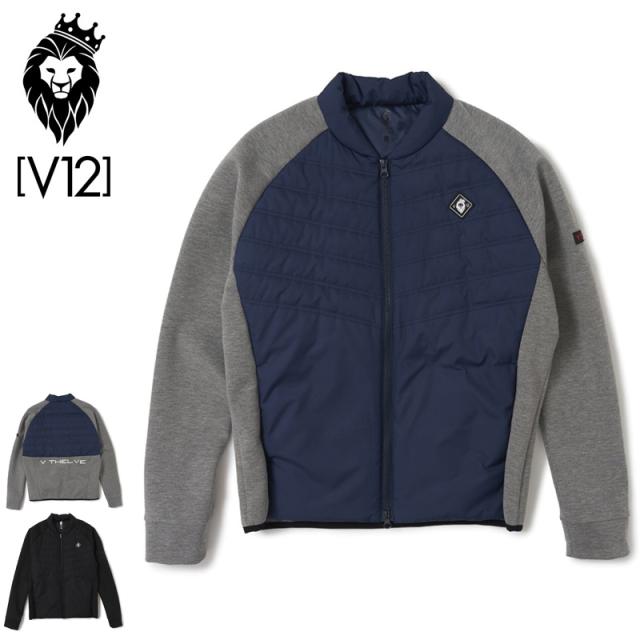 【V12】フルジップ ニット ジャケット【ヴィトゥエルブ】 V12】フルジップ ニット ジャケット【ヴィトゥエルブ】 2024年