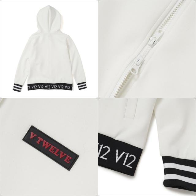 V12 ゴルフ レディース 長袖 パーカー F/Z LOGO HOODIE V122120-SW07 ヴィ・トゥエルヴ 【新品】QCBR ゴルフウェア おしゃれ トップス V12GOLF OCT1_2