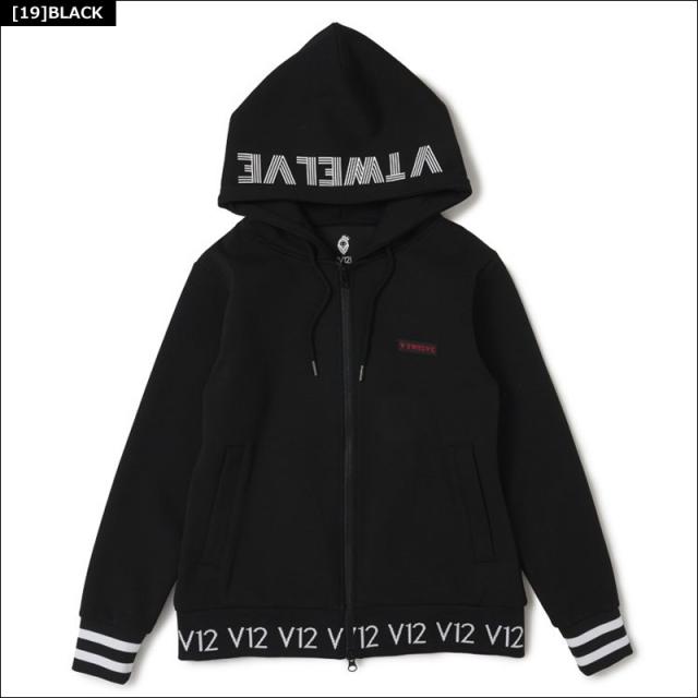 V12 ゴルフ レディース 長袖 パーカー F/Z LOGO HOODIE V122120-SW07 ヴィ・トゥエルヴ 【新品】QCBR ゴルフウェア おしゃれ トップス V12GOLF OCT1_4