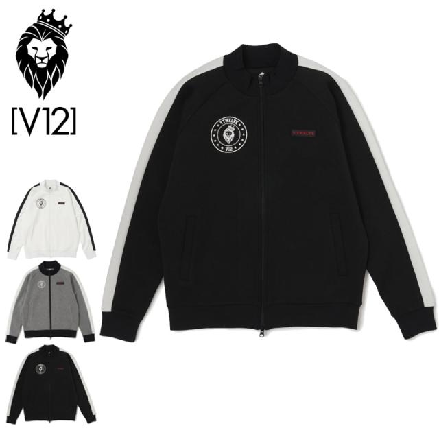 V12 ゴルフ メンズ ジャケット LINE TOP V122120-SW09 ヴィ・トゥエルヴ 【新品】QCBR ゴルフウェア ブルゾン トップス アウター おしゃれ ライン V12GOLF OCT3