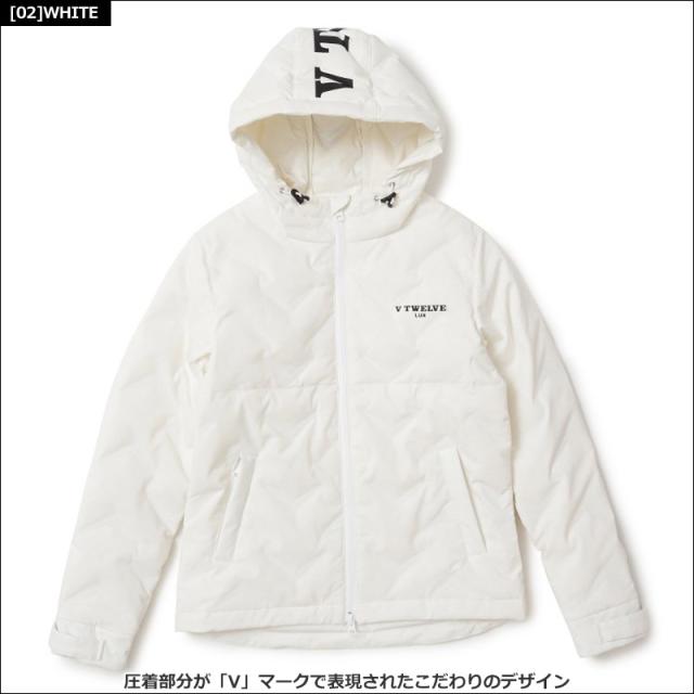 V12 ゴルフ レディース ダウンジャケット LX DOWN JKT VLX2120-JK02 ヴィ・トゥエルヴ 防寒 【新品】QCBR ゴルフウェア ブルゾン トップス アウター V12GOLF NOV3_1