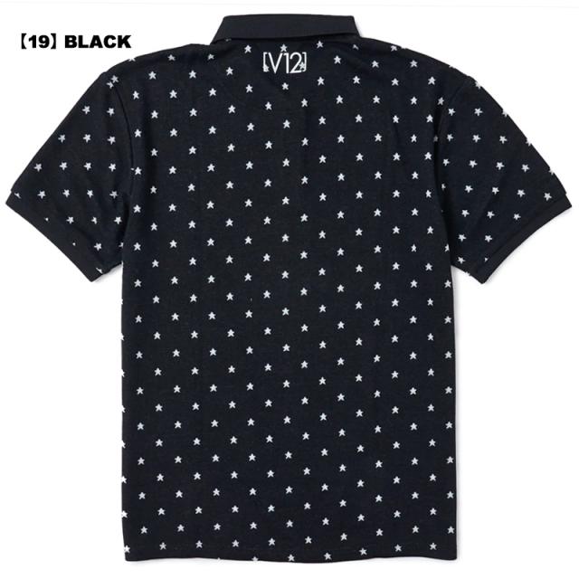 V12 ゴルフ メンズ 半袖 ポロシャツ SS STAR POLO V122210-CT07 ヴィ・トゥエルヴ 【新品】RAAR ゴルフウェア 半そで おしゃれ トップス V12GOLF スター APR3_7