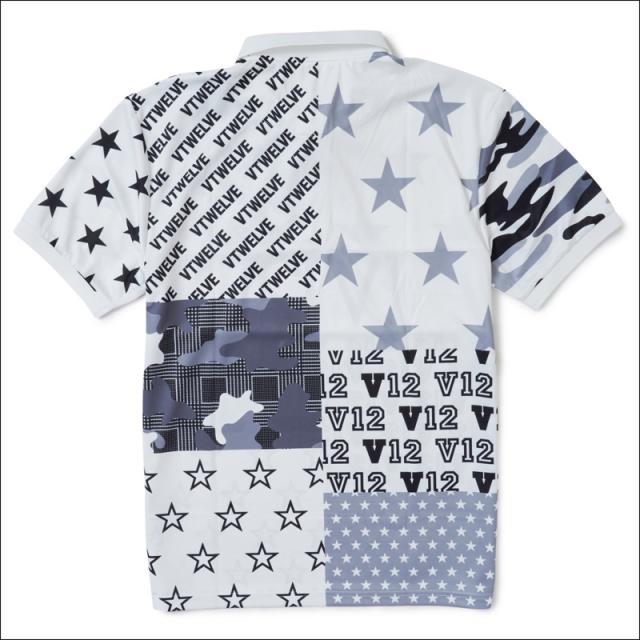 V12 ゴルフ レディース 半袖 ポロシャツ CRAZY V12 POLO V122210-CT32