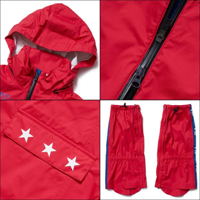 V12 ゴルフ レディース 高耐水圧 レインコート SIDE LOGO RAIN COAT