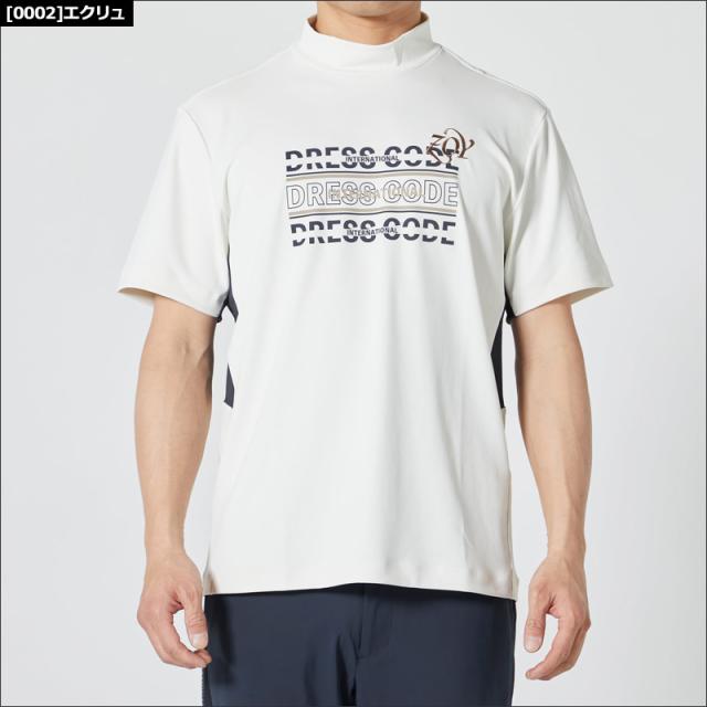 ZOY ゾーイ メンズ 速乾 接触冷感 UV モックネック 半袖シャツ