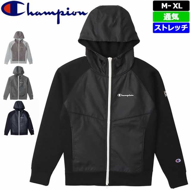 チャンピオン ゴルフ メンズ フルジップ 長袖 パーカー フーデッド スウェットシャツ C3-WG101 Champion Golf 【新品】2WF2 ゴルフウェア