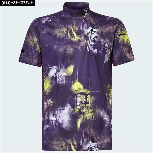 オークリー メンズ モックネック 半袖シャツ FOA404227 Oakley SKULL BLURRED MOCK SHIRT 【メール便発送】【新品】RCBR ゴルフウェア SEP2_6