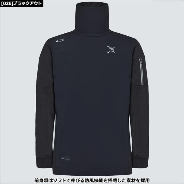 オークリー メンズ スカル タートルネック 長袖 シャツ FOA404236 OAKLEY SKULL COMFORTABLE TURTLE ミドラー【新品】RCBR ゴルフウェア メンズウェア 長袖 シャツ NOV1_1