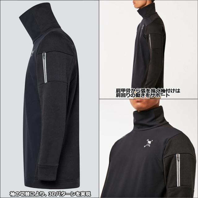 オークリー メンズ スカル タートルネック 長袖 シャツ FOA404236 OAKLEY SKULL COMFORTABLE TURTLE ミドラー【新品】RCBR ゴルフウェア メンズウェア 長袖 シャツ NOV1_4