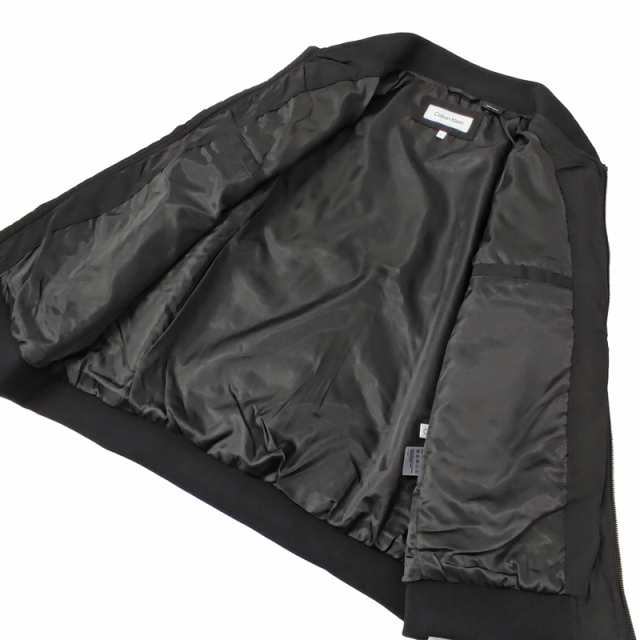 新品 カルバンクライン メンズ FLIGHT JACKET ブラック XLサイズ69肩幅