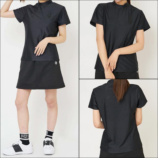 V12 ヴィ・トゥエルヴ モックネック 半袖 シャツ トップス V12 ヴィ・トゥエルヴ モックネック 半袖 シャツ トップス