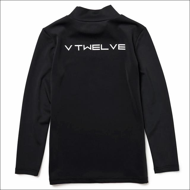 V12 ゴルフ レディース モックネック 長袖 シャツ CRAZY LETTER L/S V12 ゴルフ レディース モックネック 長袖 シャツ CRAZY LETTER L/S