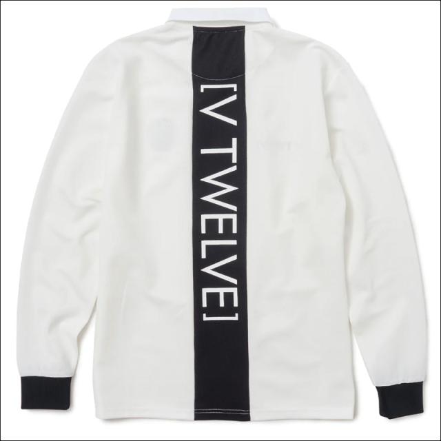 V12 ゴルフ メンズ 長袖 ポロシャツ VER LOGO L/S POLO V122220