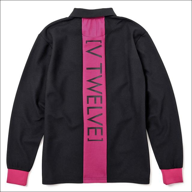 V12 ゴルフ メンズ 長袖 ポロシャツ VER LOGO L/S POLO V122220 V12 ゴルフ メンズ 長袖 ポロシャツ VER LOGO L/S POLO V122220