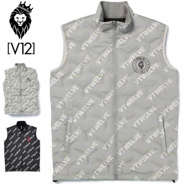 限定品】 V12 ゴルフ メンズ エアー ベスト AIR VET VEST フルジップ