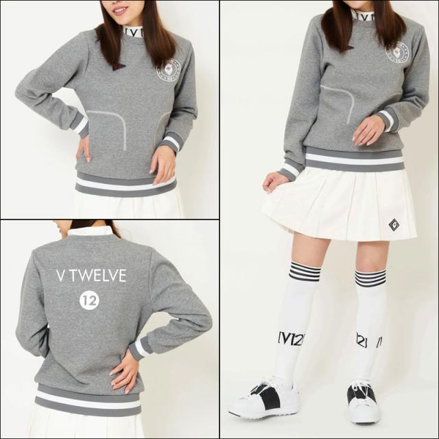V12 ヴィトゥエルブ スウェット スカート VT SKIRT グレー 1 V12 ヴィトゥエルブ スウェット スカート VT SKIRT グレー 1