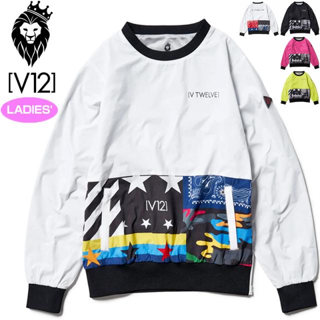 V12 ゴルフ レディース 長袖 ブルゾン CRAZY PANEL SNEAD V122221-JK13 ヴィ・トゥエルヴ 【新品】RCBR スニード ジャケット ゴルフウェア V12GOLF NOV2