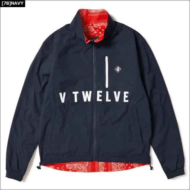 V12 ゴルフ レディース リバーシブル 長袖 ジャケット REVERSIBLE BANDANA JKT V122221-JK14 ヴィ・トゥエルヴ 【新品】RCBR ゴルフウェア ブルゾン トップス アウター V12GOLF NOV1_4