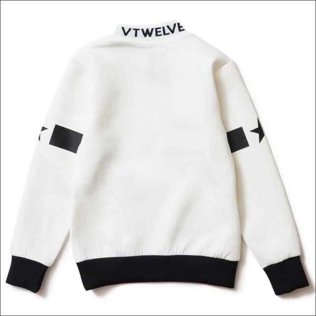 V12 ゴルフ レディース モックネック 長袖 スウェット JACQUARD V12 ゴルフ レディース モックネック 長袖 スウェット JACQUARD