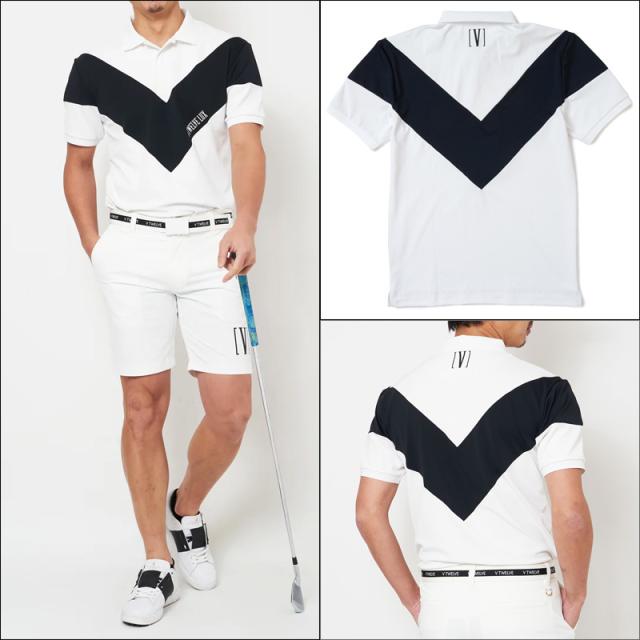 V12 ゴルフ メンズ 半袖 ポロシャツ LX V POLO VLX2210-CT03 ヴィ