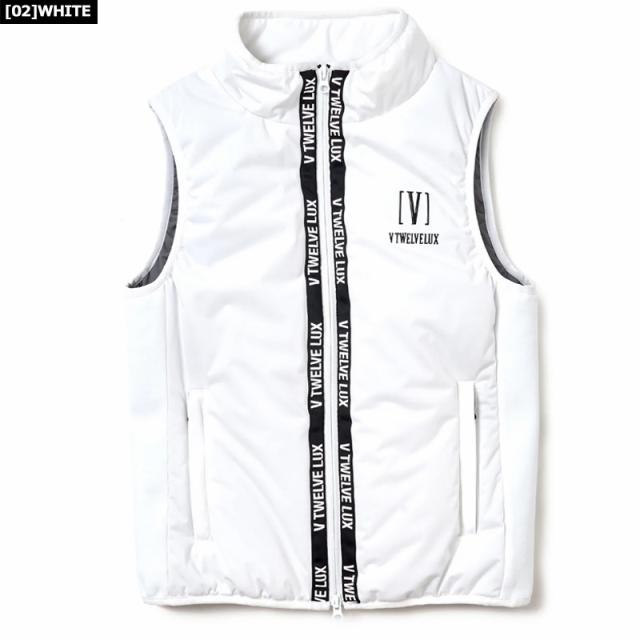 V12 ゴルフ レディース フルジップ 中綿 ベスト LX W TAPE VEST V12 ゴルフ レディース フルジップ 中綿 ベスト LX W TAPE VEST
