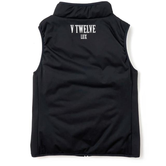 V12 ゴルフ レディース フルジップ 中綿 ベスト LX W TAPE VEST V12 ゴルフ レディース フルジップ 中綿 ベスト LX W TAPE VEST