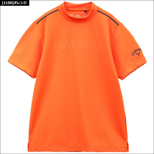 キャロウェイ メンズ モックネック 半袖シャツ C23134105 ジャカード【メール便発送】【新品】SAAR Callaway トップス モックシャツ モックネックシャツ_10