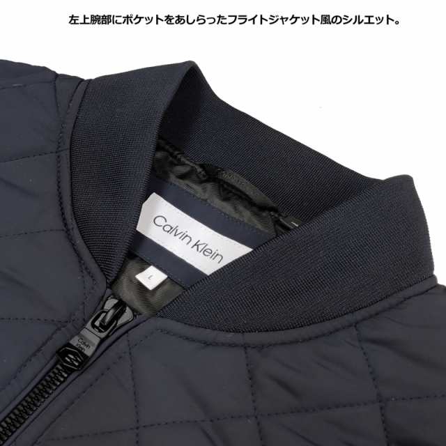 カルバンクライン メンズ 中綿 キルティング ジャケット
