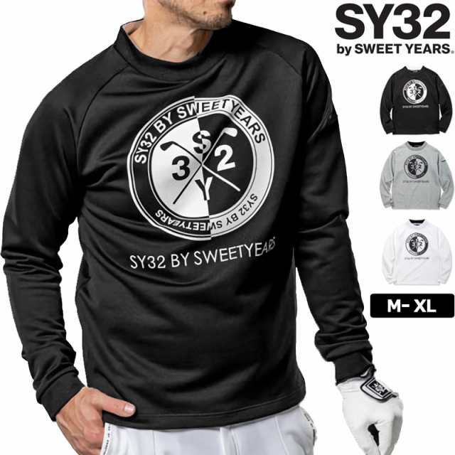 【SALE特価】SY32 GOLF メンズ ストレッチ 吸汗速乾 長袖 シャツ LIGHT SWEAT SHIRTS SYG-23S13 【新品】3SS2 エスワイサーティートゥ ゴ