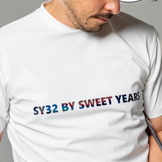 【SALE特価】SY32 GOLF モックネック 半袖シャツ ストレッチ 吸汗速乾 SYG-23S23 AURORA LOGO MOCK 【新品】SAAR エスワイサーティートゥ ゴルフ ゴルフウェア メンズウェア_2