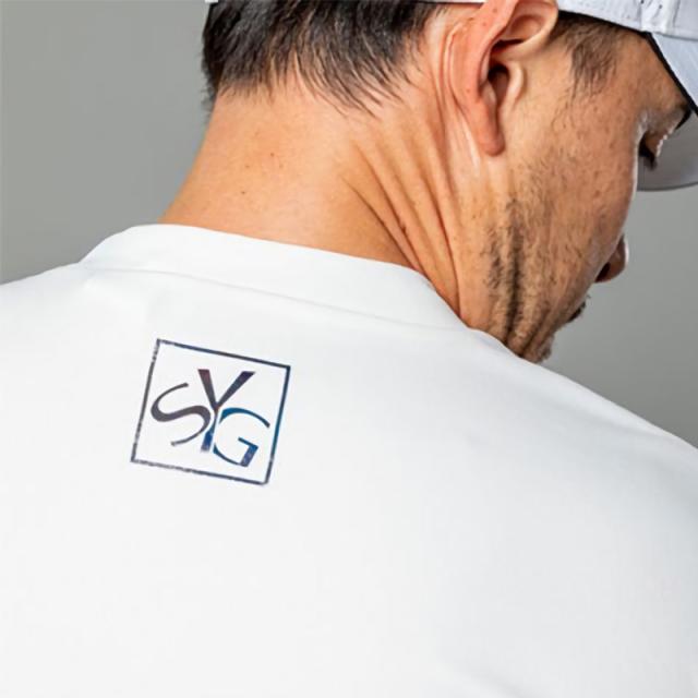 【SALE特価】SY32 GOLF モックネック 半袖シャツ ストレッチ 吸汗速乾 SYG-23S23 AURORA LOGO MOCK 【新品】SAAR エスワイサーティートゥ ゴルフ ゴルフウェア メンズウェア_4