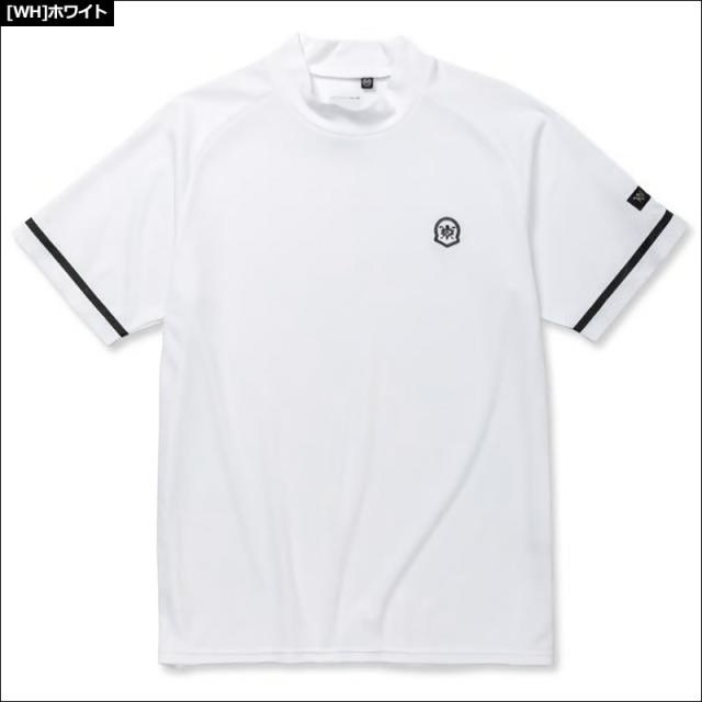 SY32 GOLF メンズ モックネック 半袖シャツ SYG-23S32 SQUAER KNIT