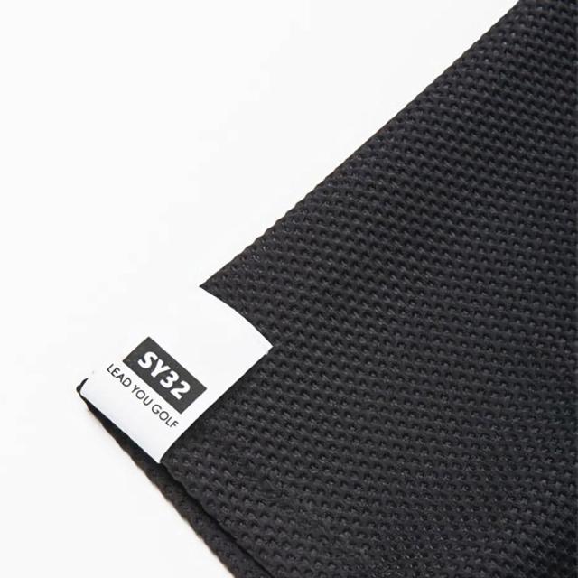 SY32 GOLF メンズ モックネック 半袖シャツ SYG-23S37 メッシュ SYG