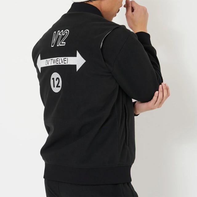 V12 ゴルフ メンズ フリース 長袖ジャケット TEC FLEECE JKT