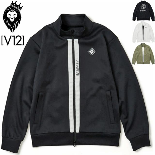 V12 ゴルフ メンズ 長袖 ジャケット MAG TOP フルジップ V122310-SW07 ヴィ・トゥエルヴ 【新品】SAAR ストレッチ ゴルフウェア ブルゾン トップス GOLF FEB2