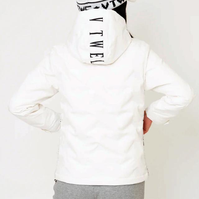 V12 ゴルフ レディース 長袖 ダウン ジャケット LX SIDE TAPE DOWN JKT