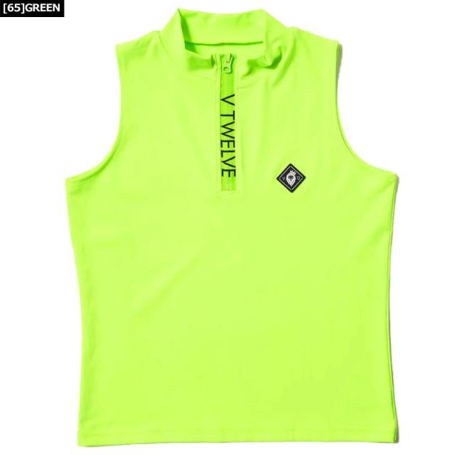 V12 ゴルフ 半袖シャツ　モックネック　レディースS V12 ゴルフ 半袖シャツ モックネック レディースS V12 ゴルフ