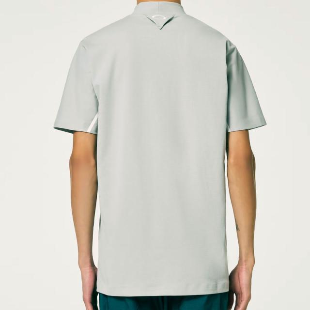 オークリー スカル メンズ 吸汗速乾 モックネック 半袖シャツ