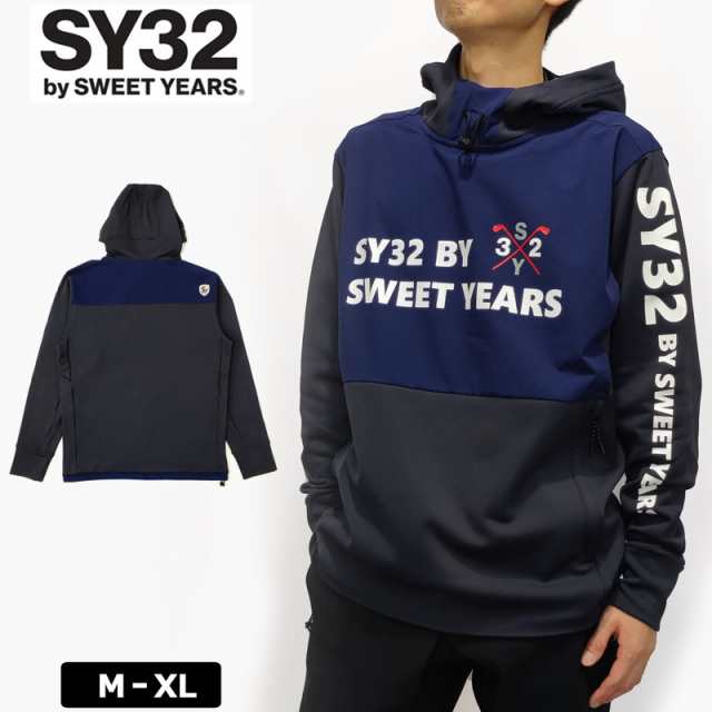 【SALE特価】SY32 GOLF メンズ 長袖 パーカー STRETCH PERFORMANCE PARKA SYG-2132 【新品】2WF2 プルオーバー エスワイサーティートゥ