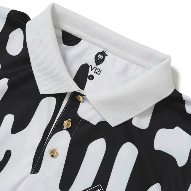 V12 ゴルフ メンズ 半袖 ポロシャツ MUDDY POLO V122310-PL07 ヴィ