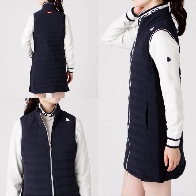 and per se ノースリーブベスト M 紫/黒