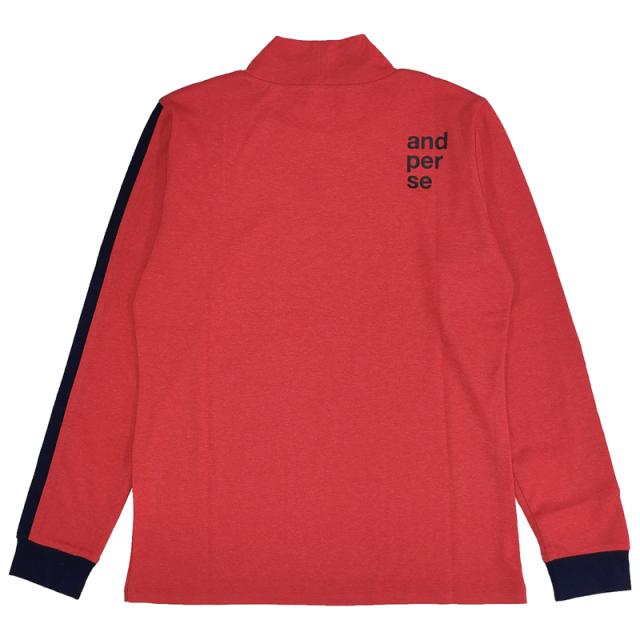 アンパスィ レディース ハイネック 長袖 シャツ ウール mix