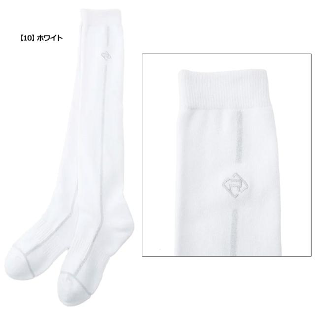 JUN＆ROPE レディース ニーハイソックス 抗菌防臭加工 ERR34000 ライン ロゴ 【メール便発送】【新品】TAAR ゴルフウェア 靴下 ジュン アンド ロペ ジュンロペ MAR2 ソックス