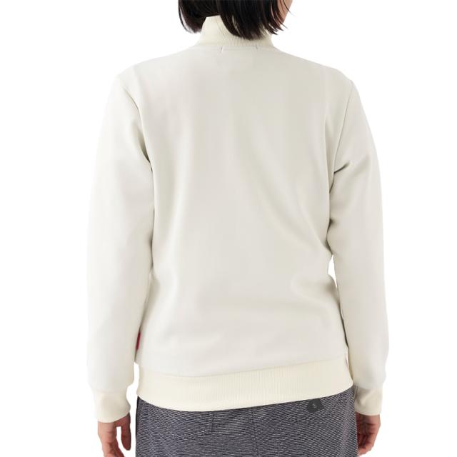 マリクレール レディース フルジップ 裏ベロア調 長袖 ブルゾン 733271