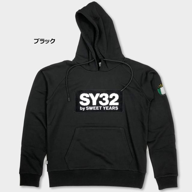 SY32 メンズ ボックスロゴ プルオーバーパーカー SAGARA WAPEEN BOXLOGO P/O HOODIE 13505【新品】SCBR エスワイサーティートゥ 長袖 フーディー スポーツウェア ゴルフウェア メンズウェア SEP3_1