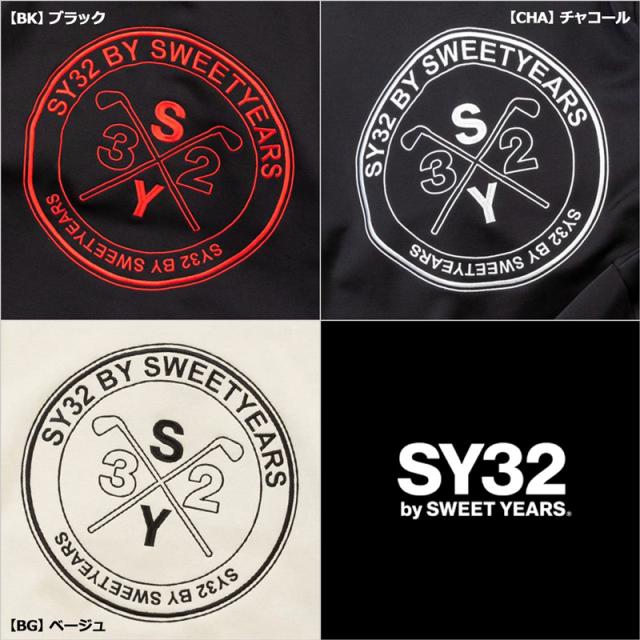 【SALE特価】SY32 GOLF メンズ メンズ コーデュラ フリース 長袖スウェットシャツ CORDURA FLEECE SWEAT SHIRTS SYG-23A08【新品】SCBR エスワイサーティートゥ ゴルフ ウェア メンズウェア SEP3_10