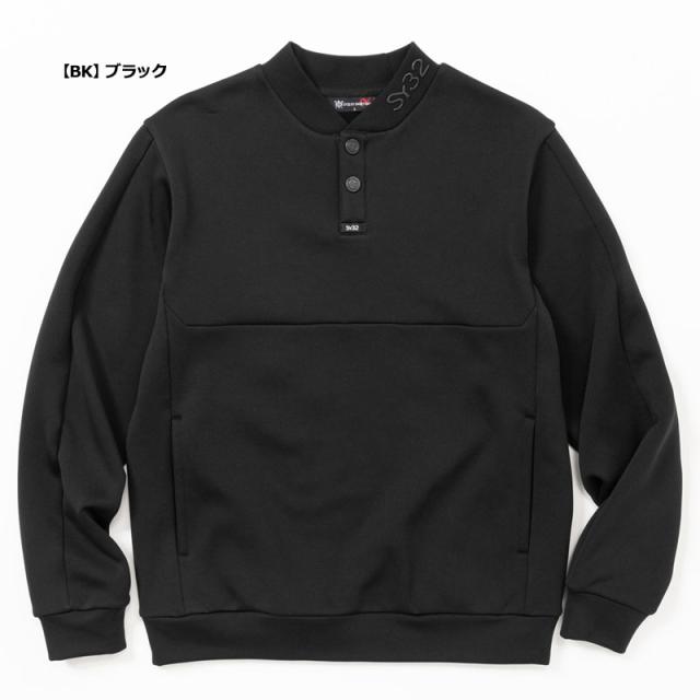 【SALE特価】SY32 GOLF メンズ メンズ コーデュラ フリース 長袖スウェットシャツ CORDURA FLEECE SWEAT SHIRTS SYG-23A08【新品】SCBR エスワイサーティートゥ ゴルフ ウェア メンズウェア SEP3_3