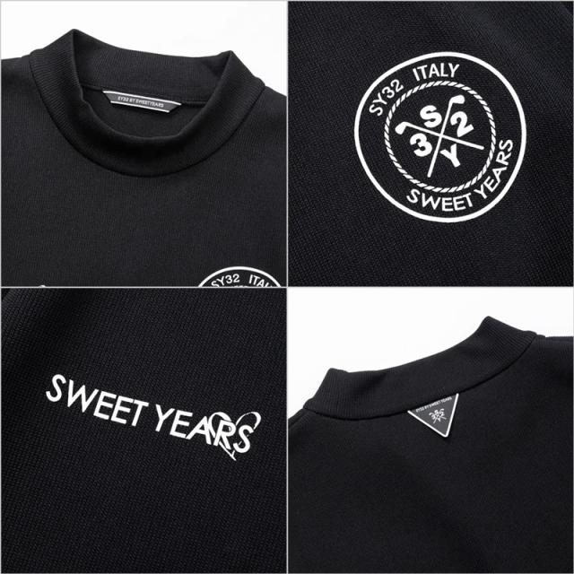 SY32 GOLF メンズ 吸汗速乾 モックネック 半袖シャツ SYG-24S01 RECYCLE PINKARI MOCK SHIRTS ゴルフ【新品】TAAR エスワイサーティートゥ ゴルフウェア メンズウェア MAR3_4