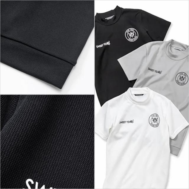 SY32 GOLF メンズ 吸汗速乾 モックネック 半袖シャツ SYG-24S01 RECYCLE PINKARI MOCK SHIRTS ゴルフ【新品】TAAR エスワイサーティートゥ ゴルフウェア メンズウェア MAR3_5