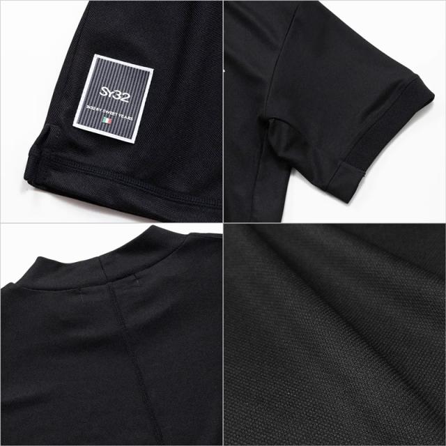 SY32 GOLF メンズ 吸汗速乾 モックネック 半袖シャツ SYG-24SABS14 QUICK DRY KANOKO MOCK ゴルフ【新品】TAAR エスワイサーティートゥ ゴルフウェア メンズウェア MAR3 SY32 GOLF メンズ 吸汗速乾 モックネック 半袖シャツ SYG-24SABS14